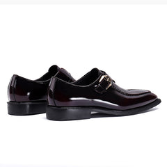 Men's Monk Strap Shoes British Style Dress Shoes
