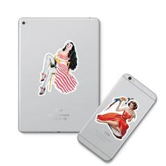 Vintage Girl Group Stickers for DIY Projects & School Supplies
