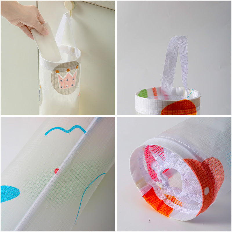 Mesh Barrel Bag Portable Organizer for Kitchen