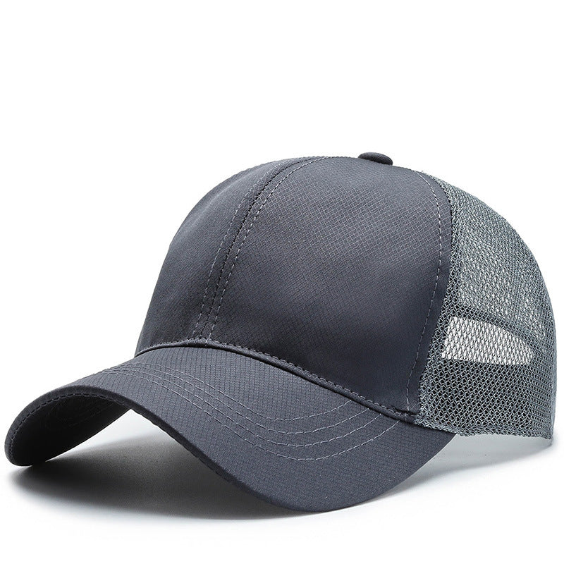 Men's Quick Drying Baseball Cap Adjustable Snapback Mesh Back Hat