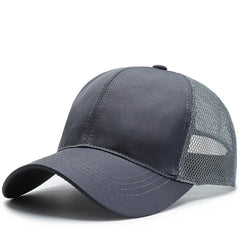 Men's Quick Drying Baseball Cap Adjustable Snapback Mesh Back Hat