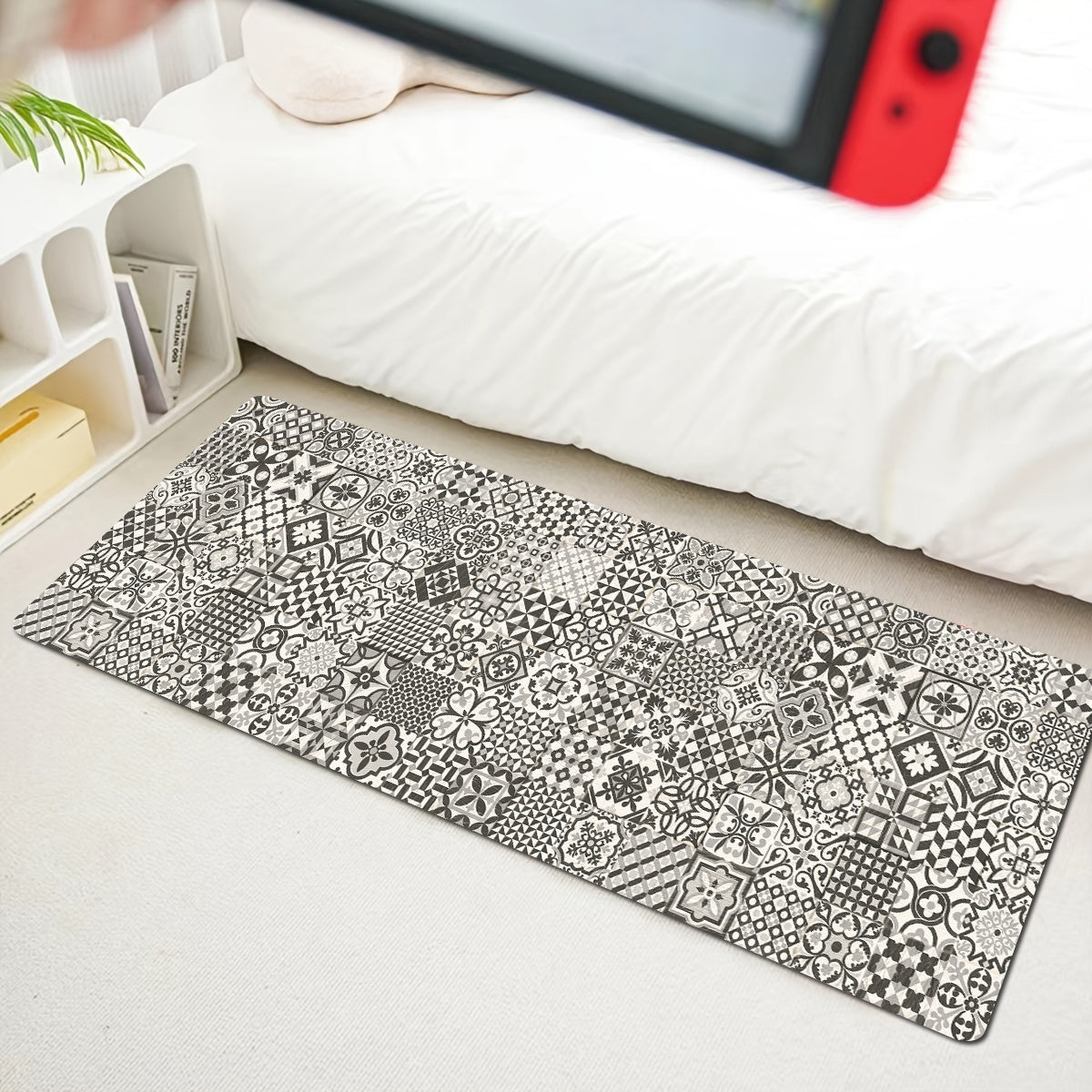 Boho Non Slip Kitchen Mat Set Waterproof Dirt Resistant
