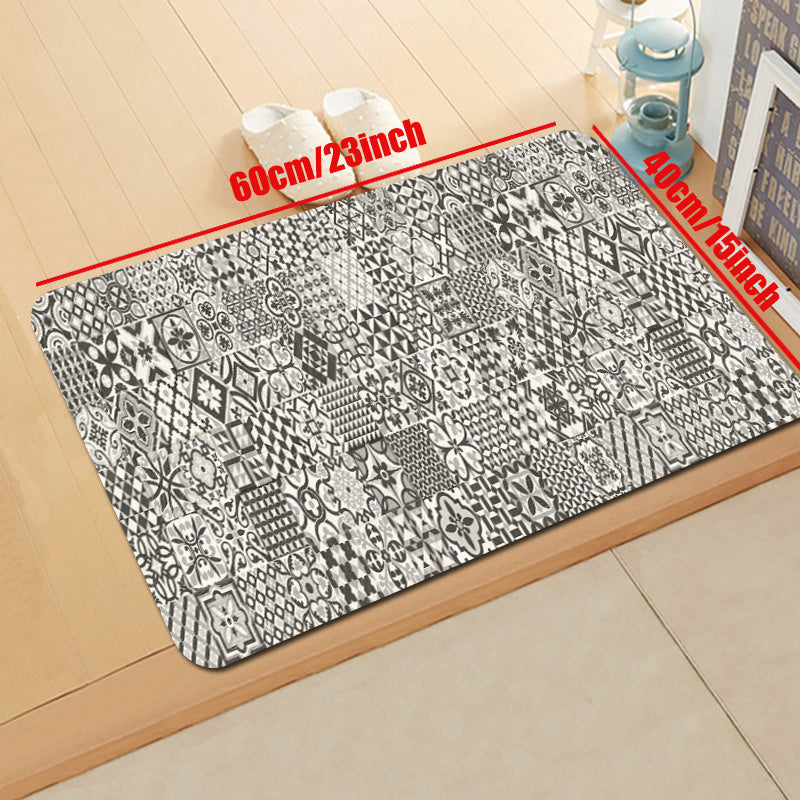Boho Non Slip Kitchen Mat Set Waterproof Dirt Resistant