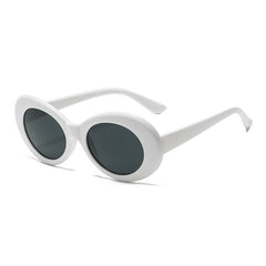 Y2K Oval Frame Sunglasses for Women Men UV400