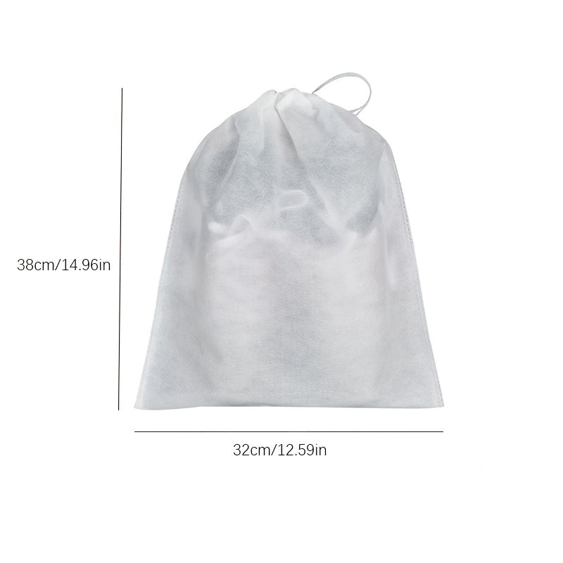 20pcs Shoe Storage Bag Drawstring Travel Shoes Packing Dust Proof Utility