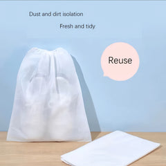 20pcs Shoe Storage Bag Drawstring Travel Shoes Packing Dust Proof Utility
