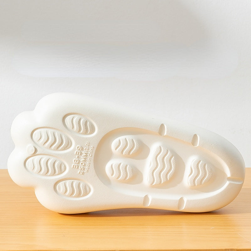 Adorable Cat Claw Non Slip Platform Slides Soft Sole Cloud Slides