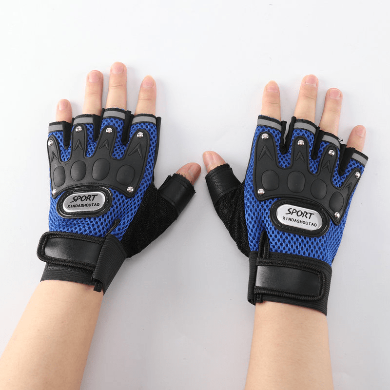 Breathable Tactical Fingerless Gloves for Cycling Fitness
