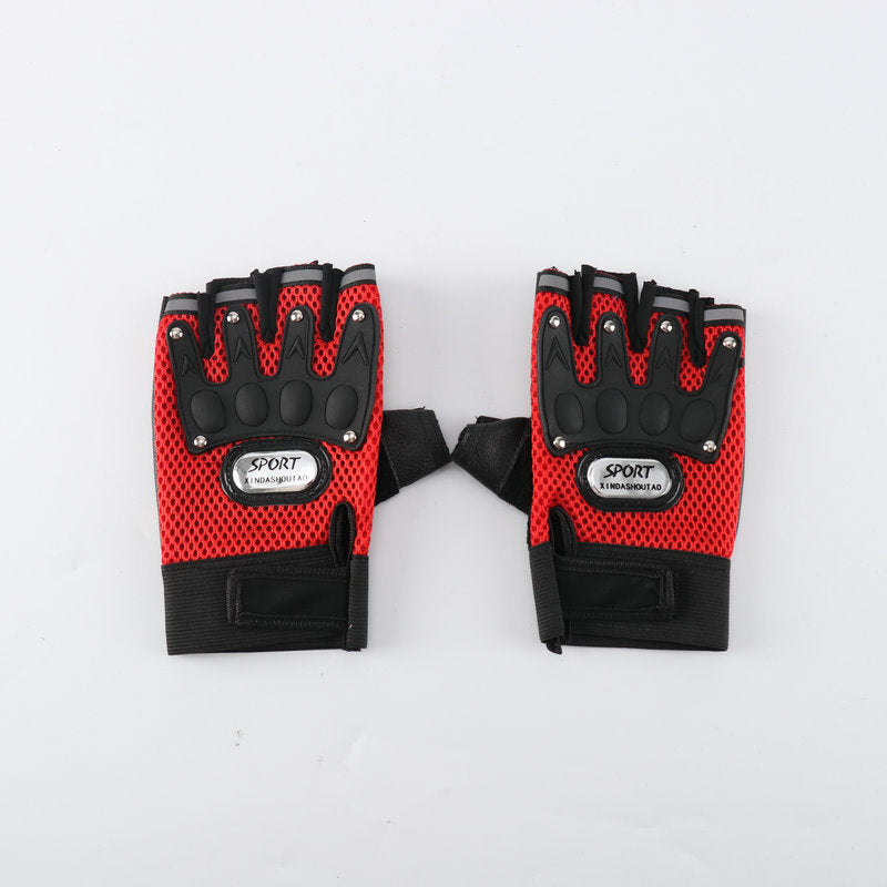 Breathable Tactical Fingerless Gloves for Cycling Fitness