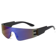 Rimless Sunglasses Cyberpunk Outdoor Glasses UV400