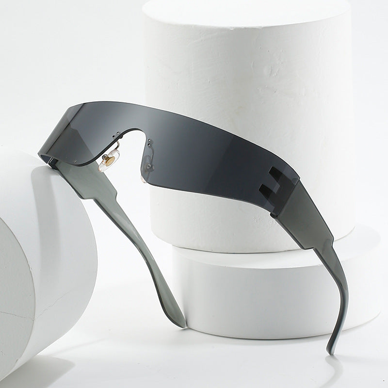 Rimless Sunglasses Cyberpunk Outdoor Glasses UV400