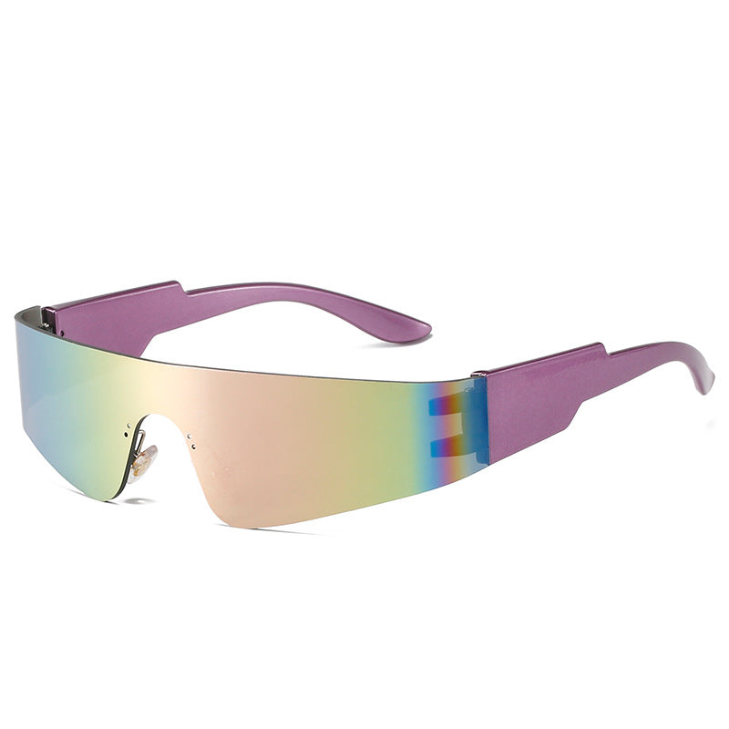 Rimless Sunglasses Cyberpunk Outdoor Glasses UV400