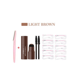 Eyebrow Powder Stamp Tool Waterproof Smudge Proof Matte Eyebrow