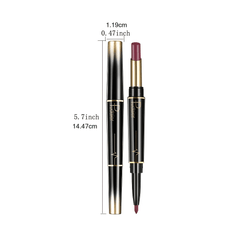 Double Head Lipstick Lip Liner Pen Waterproof Makeup Tool