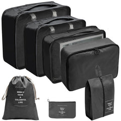 7 Pcs Travel Storage Bag Sets Dustproof Organizers Portable Foldable Bags