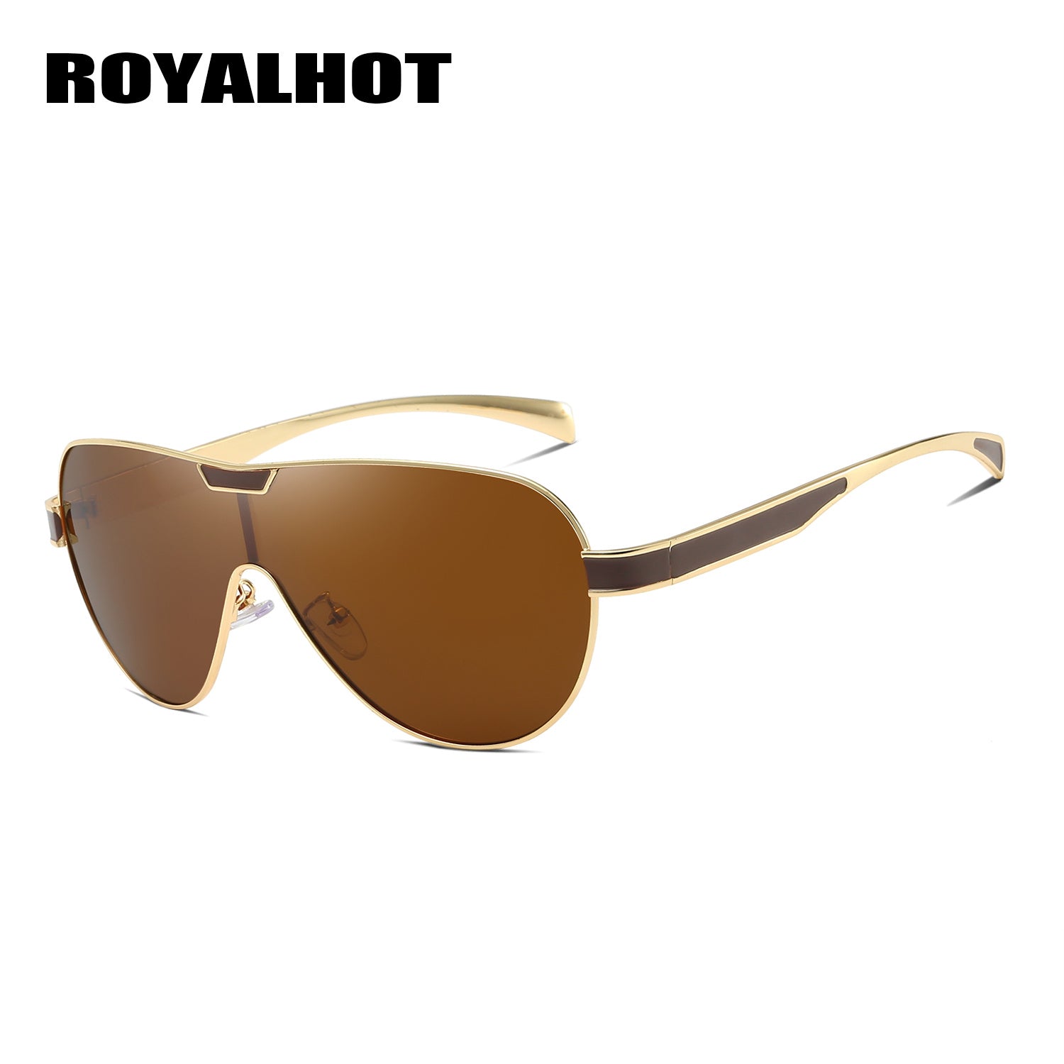 RoyalHot Polarized Rimless Sunglasses Driving Sun Glasses