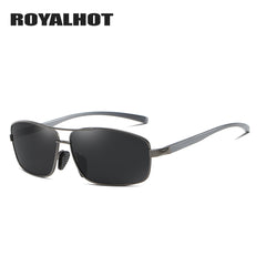 RoyalHot Polarized Sunglasses Rectangle Frame Driving Glasses