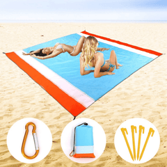 Large Beach Blanket Lightweight Waterproof Sandproof Picnic Mat