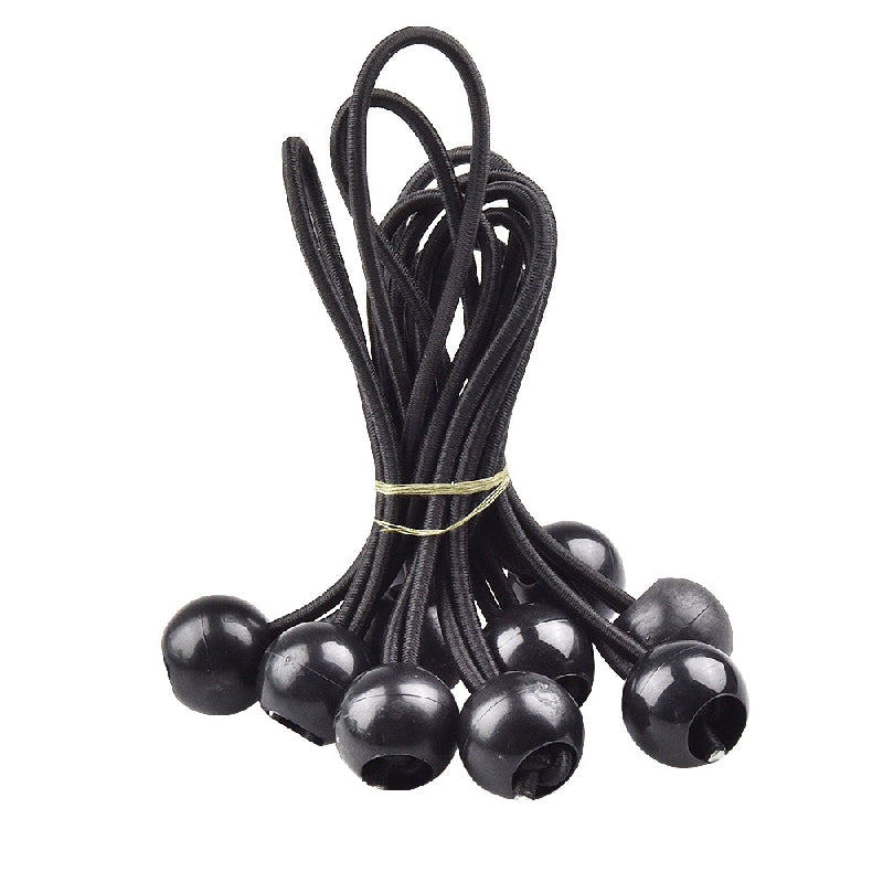 Ball Bungee Cords for Secure Tie Downs - Ideal for Canopies Tarps Camping Gear