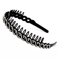 Red Waves Hair Band Anti-Slip Face Washing Hair Clip