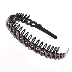 Red Waves Hair Band Anti-Slip Face Washing Hair Clip