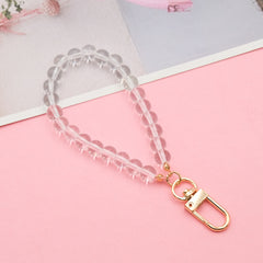 Faux Pearl Keychain Backpack Key Pendant Bag Accessories