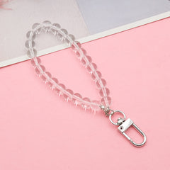 Faux Pearl Keychain Backpack Key Pendant Bag Accessories