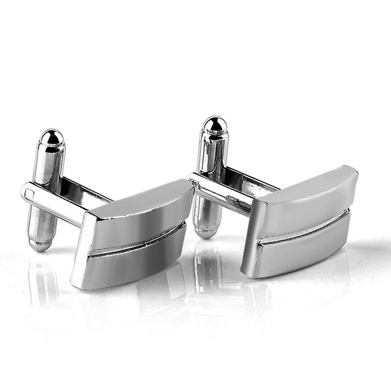 Men's Geometric Sleeve Buckle Cuff Links