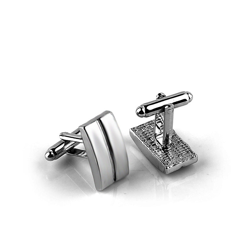 Men's Geometric Sleeve Buckle Cuff Links