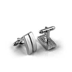 Men's Geometric Sleeve Buckle Cuff Links