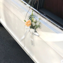 50pcs Satin Ribbon Butterfly Wedding Car Decoration Gift