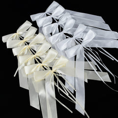 50pcs Satin Ribbon Butterfly Wedding Car Decoration Gift