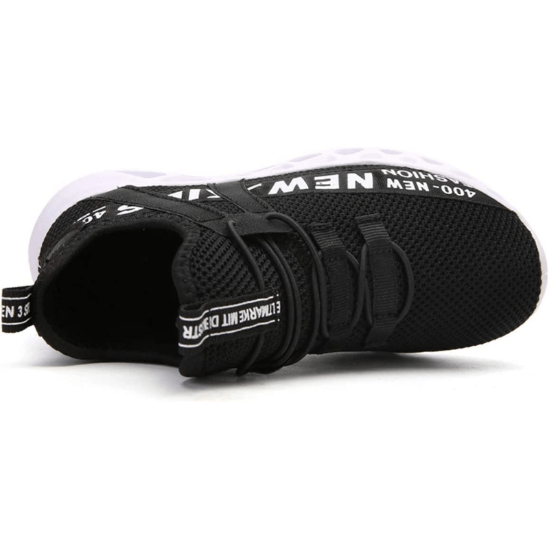 Boys' Lightweight Breathable Athletic Sneakers, Non Slip, Shock Absorbent