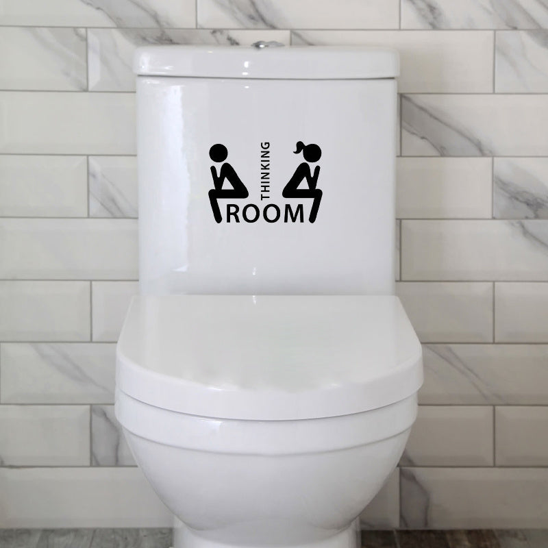 Toilet Bathroom Wall Stickers Decoration