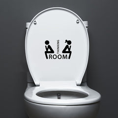 Toilet Bathroom Wall Stickers Decoration