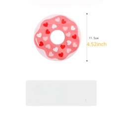10pcs Cartoon Donut Gift Bags Self Sealing Packaging for Any Occasion