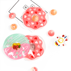 10pcs Cartoon Donut Gift Bags Self Sealing Packaging for Any Occasion