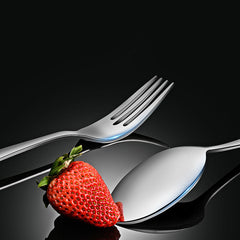 High End 316 Stainless Steel Tableware Fork Spoon Kitchen Tool