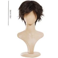 Men's Short Red Hair Wig Costume Cosplay Wig