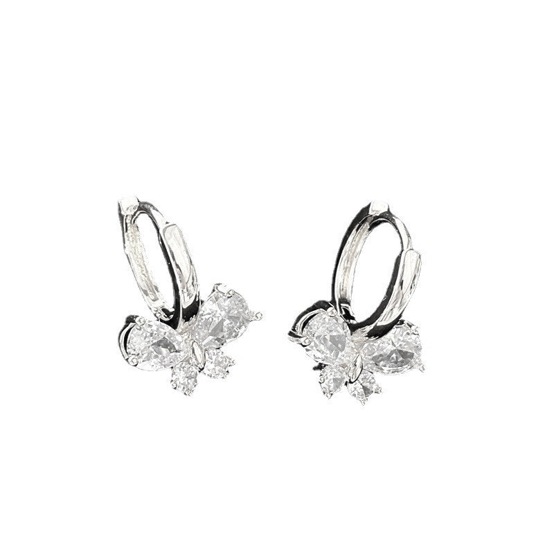 Butterfly Zircon Earrings for Party Girls