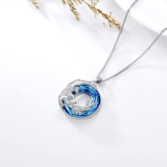 Creative Phoenix Pendant Necklace Decorative Accessories for Girls