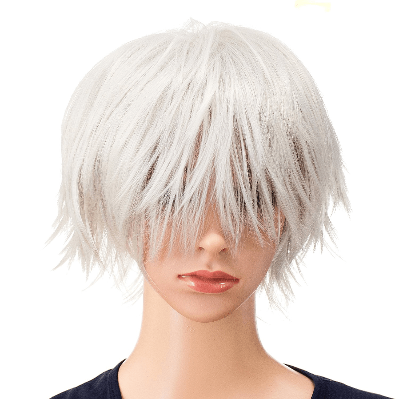 Short Anime Cosplay Wig Handsome Fiber Wig For Men