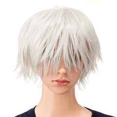 Short Anime Cosplay Wig Handsome Fiber Wig For Men