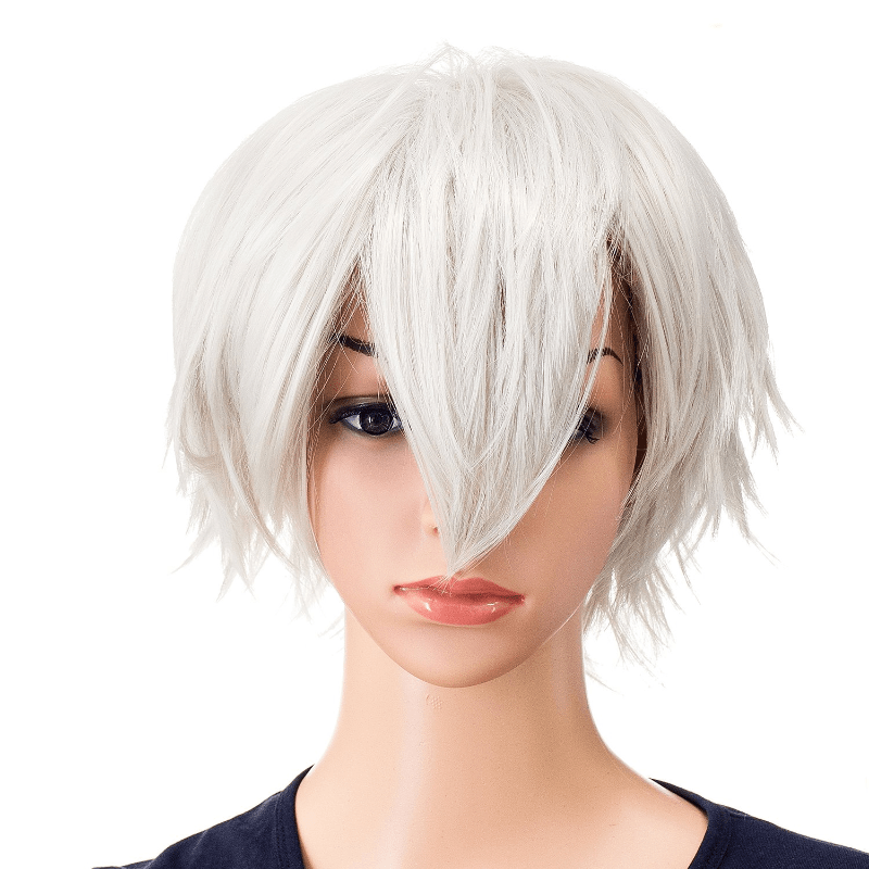 Short Anime Cosplay Wig Handsome Fiber Wig For Men