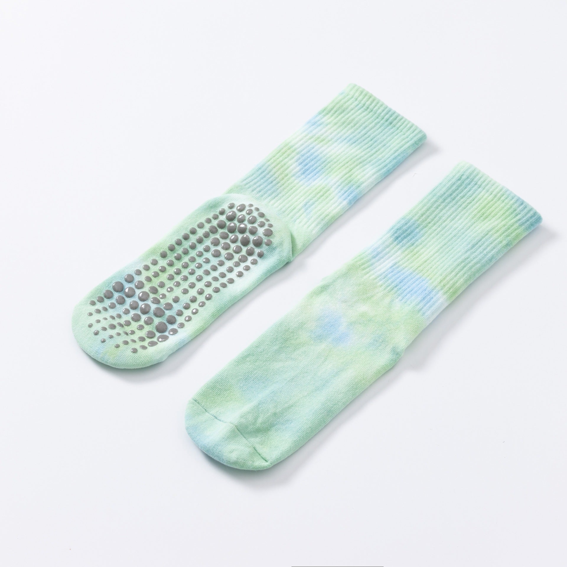 Tie Dye Yoga Socks Non Slip Sports Crew Socks
