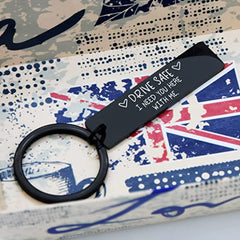Metal Drive Safe Keychain - Ideal Gift for Him
