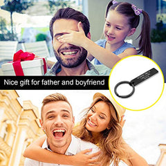 Metal Drive Safe Keychain - Ideal Gift for Him