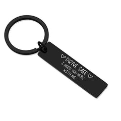 Metal Drive Safe Keychain - Ideal Gift for Him