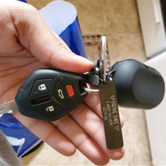 Metal Drive Safe Keychain - Ideal Gift for Him