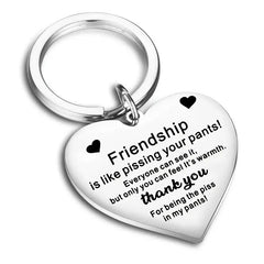 Heartfelt Friendship Keychain - A Meaningful Gift